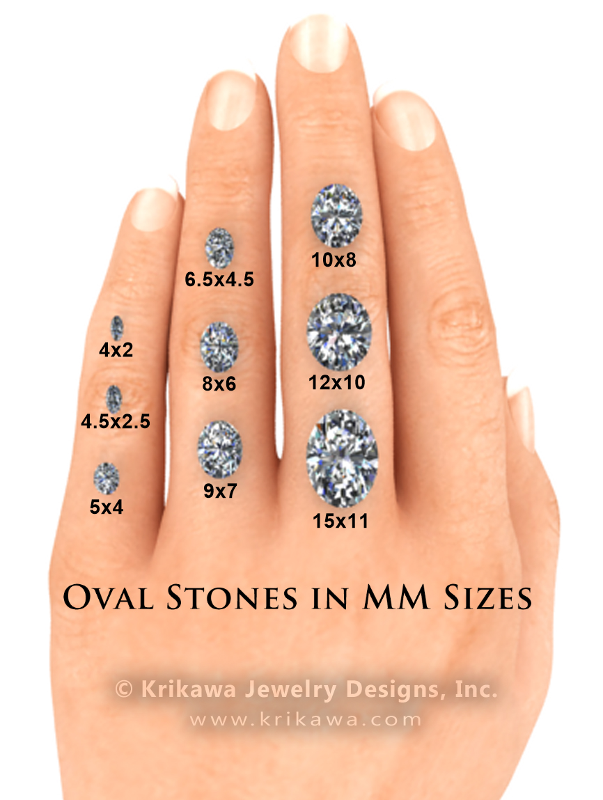 Oval diamond mm to on sale ct